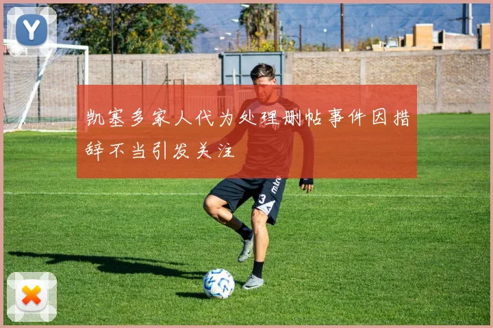 凯塞多家人代为处理删帖事件因措辞不当引发关注